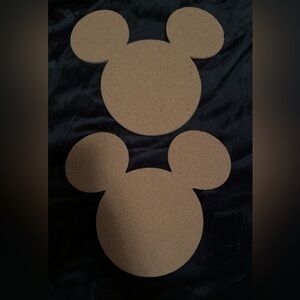 Mickey Mouse Shaped Cork Boards